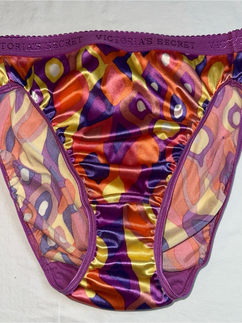 Victoria's Secret Vintage Second Skin Satin Panties Size L